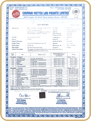Test Report (Periodically tested)